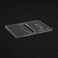 Modèle acrylique pour pochette à monnaie Oxford - Zoom détaillé