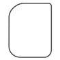 Modèle De Carte À Rayon D'Angle Tandypro®. - Fourniture maroquinerie cuir
