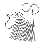 Modèle de papier à bandoulière licorne - Vue principale