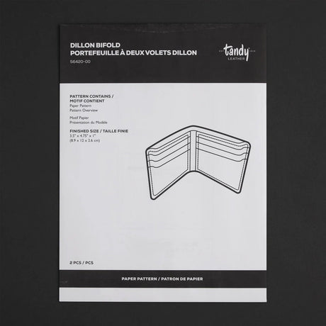 Modèle de papier à deux volets Dillon - Vue alternative