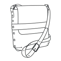Modèle de papier Alyssa Crossbody - Vue principale