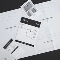 Modèle de papier d’embrayage Calico - Détail produit