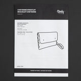 Modèle de papier de bracelet Cheyenne - Zoom détaillé