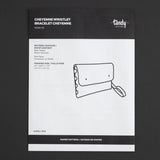Modèle de papier de bracelet Cheyenne - Zoom détaillé