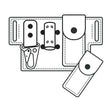 Modèle de papier de ceinture à outils Indiana - Vue principale
