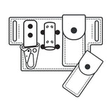 Modèle de papier de ceinture à outils Indiana - Vue principale