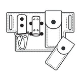 Modèle de papier de ceinture à outils Indiana - Vue principale