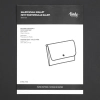 Modèle de papier de petit portefeuille Salem - Vue alternative