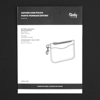 Modèle de papier de pochette à monnaie Oxford - Détail produit