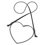 Modèle de papier de sac à bandoulière coeur - Vue principale