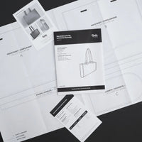 Modèle de papier de sac à main Melrose - Détail produit