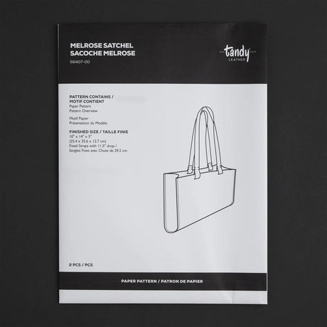 Modèle de papier de sac à main Melrose - Vue alternative
