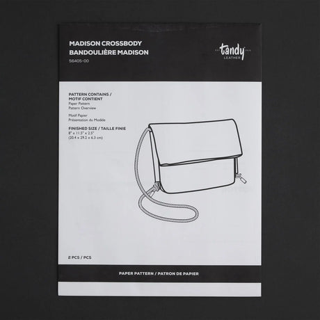 Modèle de papier Madison crossbody - Vue alternative