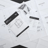 Modèle de papier porte-documents Ohio - Détail produit