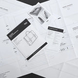 Modèle de papier porte-documents Ohio - Détail produit