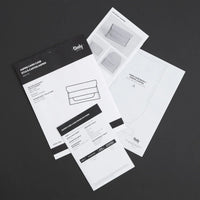Modèle de papier pour étui à cartes Aspen - Détail produit