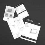 Modèle de papier pour petit portefeuille Winslow - Détail produit