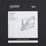 Modèle en papier de sac messager Clifton - Vue alternative
