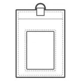 Modèles Tandypro® Modèle De Porte-Badge D'Identification - Fourniture maroquinerie cuir