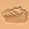 Montagnes Et Arbres Craftool® Matoir 3D - Fourniture maroquinerie cuir