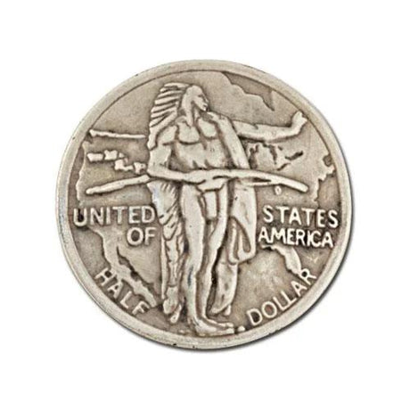 Oregon Trail Half Dollar Concho Screwback 1-3/8" (35Mm) - Fourniture maroquinerie cuir
