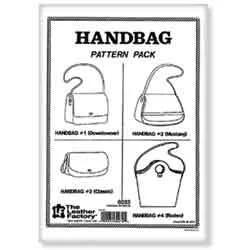Pack Modèles Sacs à Main Tandy Leather - 4 Designs Professionnels - Fourniture maroquinerie cuir
