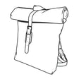 Patron en papier pour sac à dos Colton - Vue principale