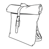 Patron en papier pour sac à dos Colton - Vue principale