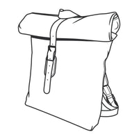 Patron en papier pour sac à dos Colton - Vue principale