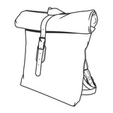 Patron en papier pour sac à dos Colton - Vue principale