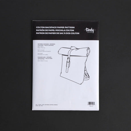 Patron en papier pour sac à dos Colton - Vue alternative