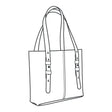 Patron en papier pour sac Serena - Vue principale