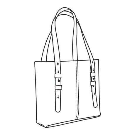 Patron en papier pour sac Serena - Vue principale