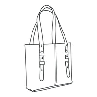 Patron en papier pour sac Serena - Vue principale