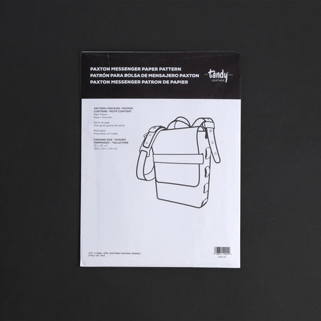 Paxton Messenger Bag Patron en papier - Détail produit