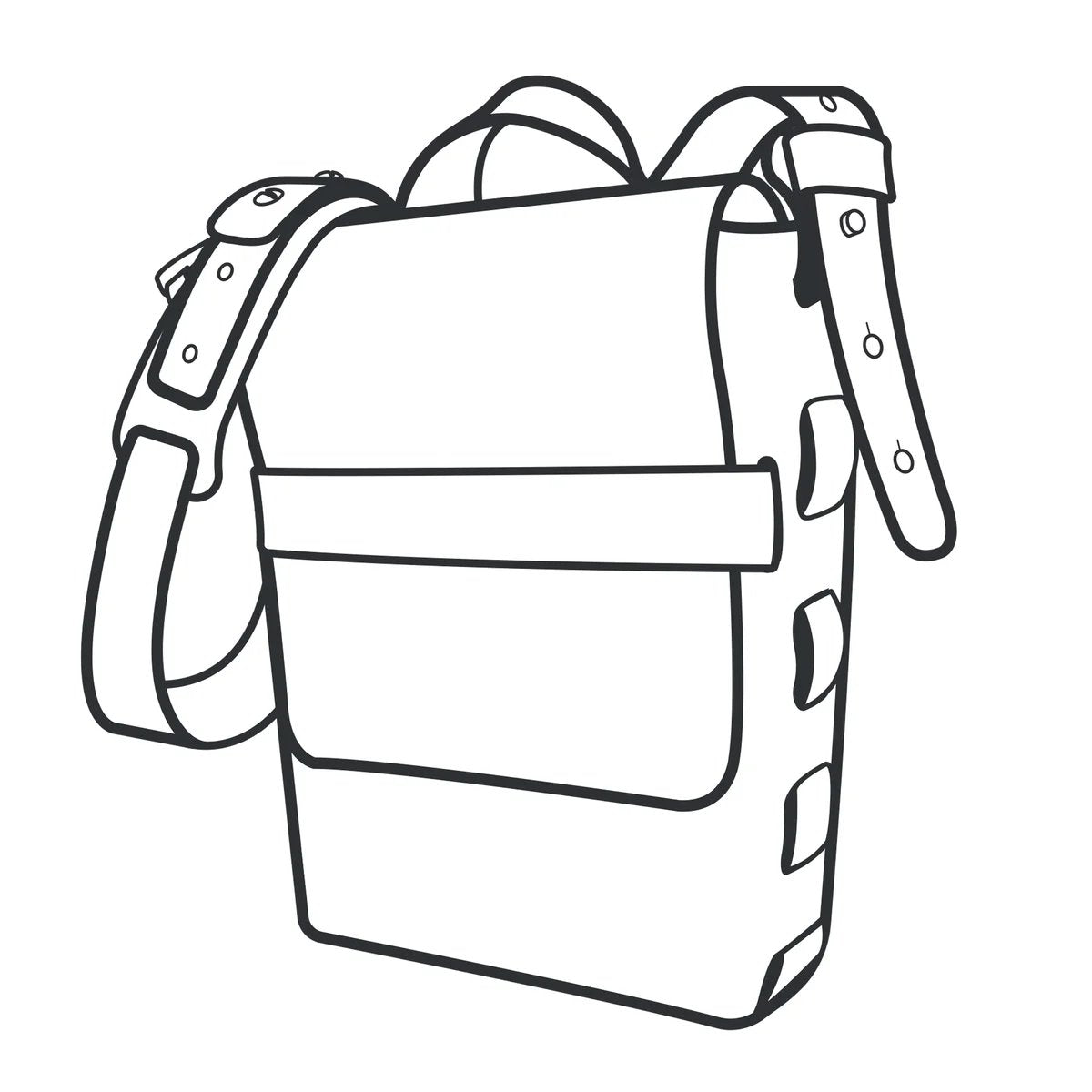 Paxton Messenger Bag Patron en papier - Vue alternative