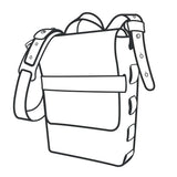 Paxton Messenger Bag Patron en papier - Vue alternative