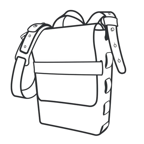 Paxton Messenger Bag Patron en papier - Vue alternative