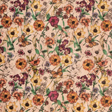 Peau De Mouton À Imprimé Floral - Zoom détaillé