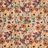 Peau De Mouton À Imprimé Floral - Zoom détaillé