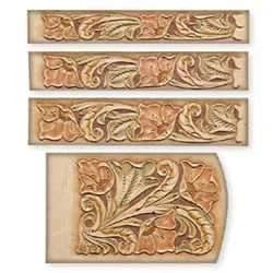 Porte-Clés Et Ceinture Craftaid® À Fleurs - Fourniture maroquinerie cuir