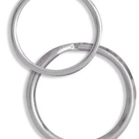 Porte-Clés Fendus - Plaqués Nickel - Détail produit