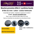 Pressions Alfa0 9Mm-10.5Mm En Laiton Made In Italy (4 Couleurs) - Image 7