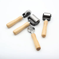 Rouleau lisse 25/40/60 mm - manche bois - Fourniture maroquinerie cuir