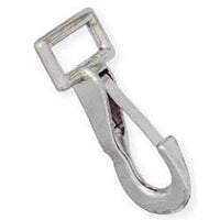 Mousqueton De Selle 1" (25 Mm) Plaqué Nickel