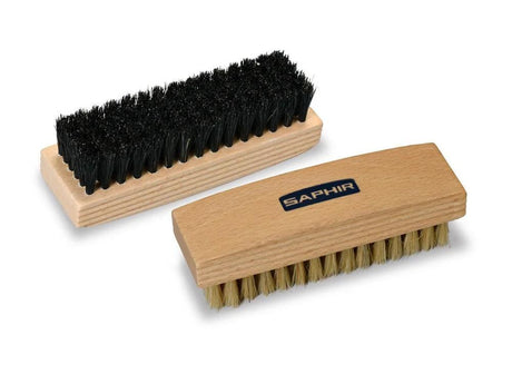 Saphir Brosse À Reluire Crin Naturel 12,5Cm - Fourniture maroquinerie cuir