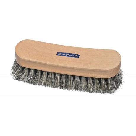 Saphir Brosse Crin De Cheval Petit Modèle 18Cm - Fourniture maroquinerie cuir