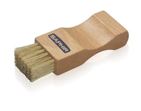 Saphir Brosse Pommadier Soie Blanche 9Cm - Fourniture maroquinerie cuir