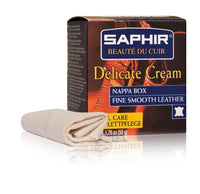 Saphir Crème Délicate (Avec Chamoisine) 50Ml - Fourniture maroquinerie cuir