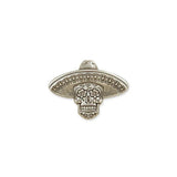 Sugar Skull Conchos Antique Silver Plate/Nickel Free - Vue alternative